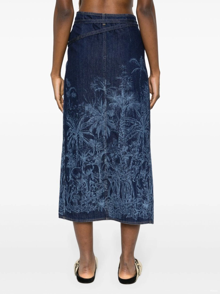 Affordable skirt Toile denim Jungle Women Alanui Jouy de 0822